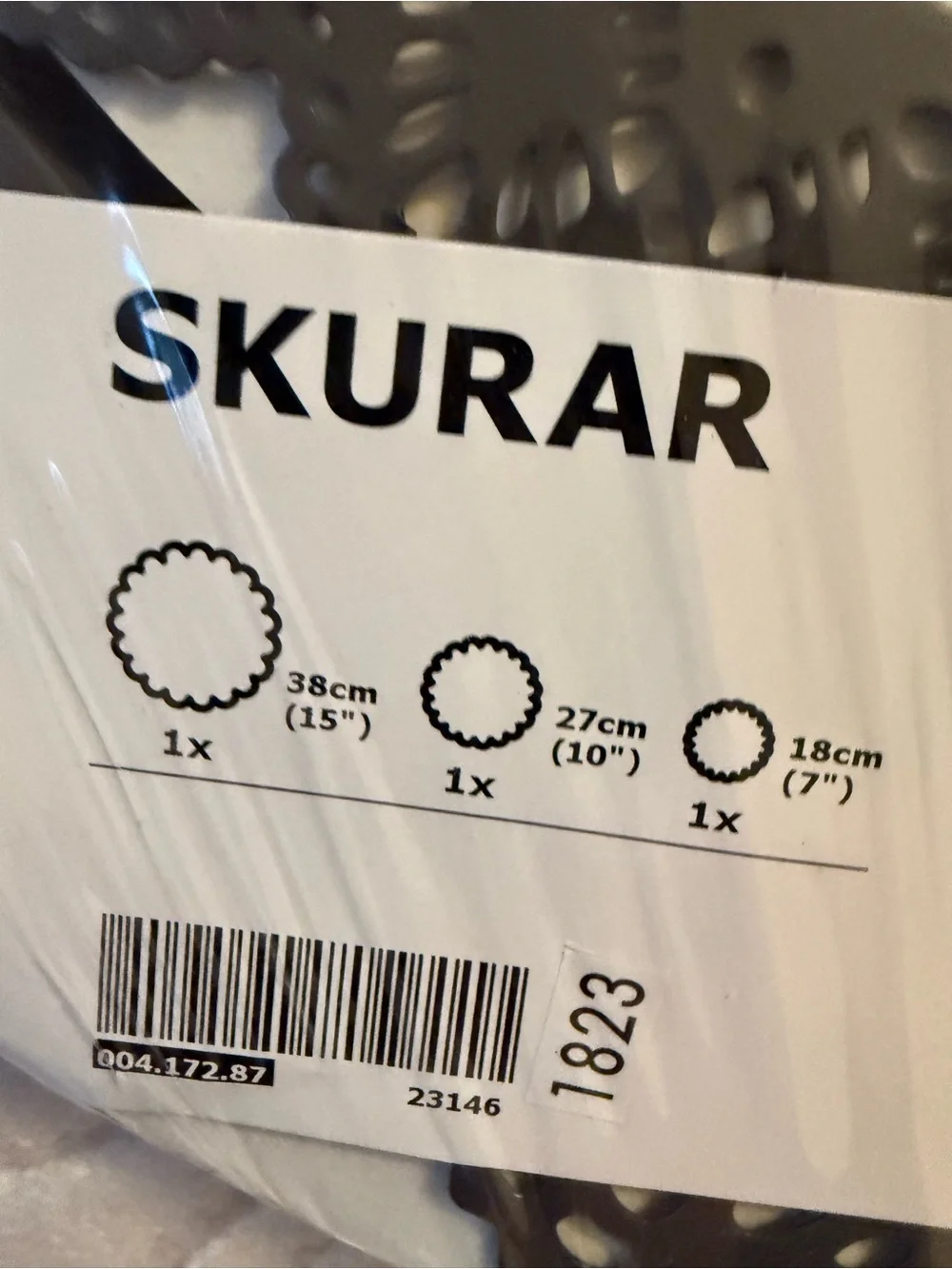 RARE Discontinued Victorian Cat IKEA SKURAR Wall Decor Plates 3pc Factory Sealed